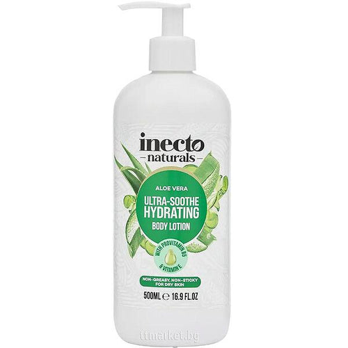 Inecto Naturals Ultra-Успокояващ лосион за суха кожа с Алое 500 мл
