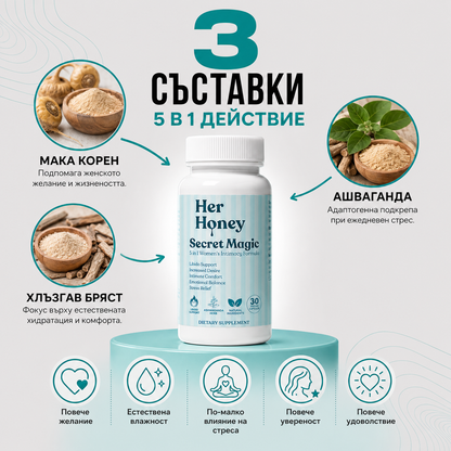Secret Magic – 5 в 1 формула за женска интимност