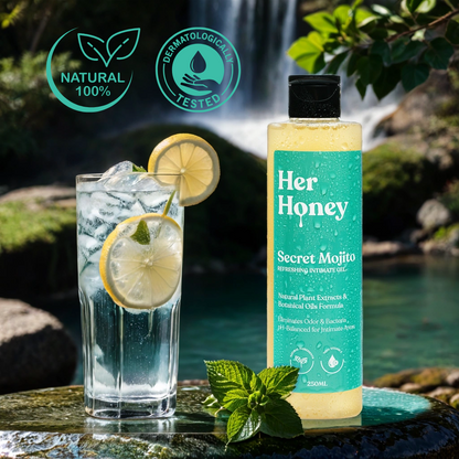 Secret Mojito - Натурален интимен гел с балансирано pH